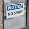 Signmission No Snow, 7 in W x Rectangle, Vinyl Decal OS-2PACK-NS-D-57-L-14811 - alternate 2